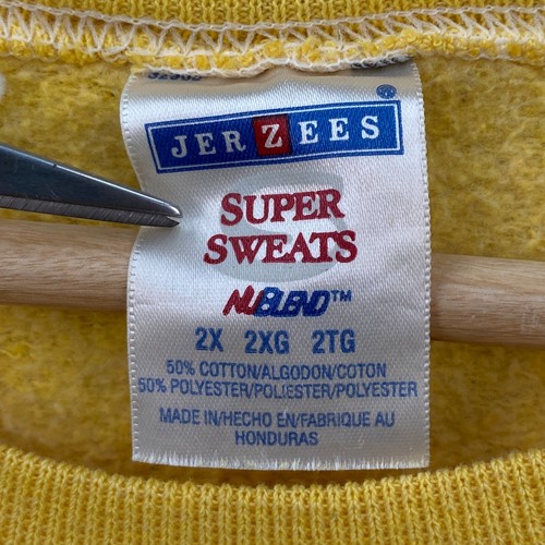 Vintage Super Bowl Indianapolis Colts NFL Mens 2XL Sweatshirt Yellow Fleece - Picture 2 of 10