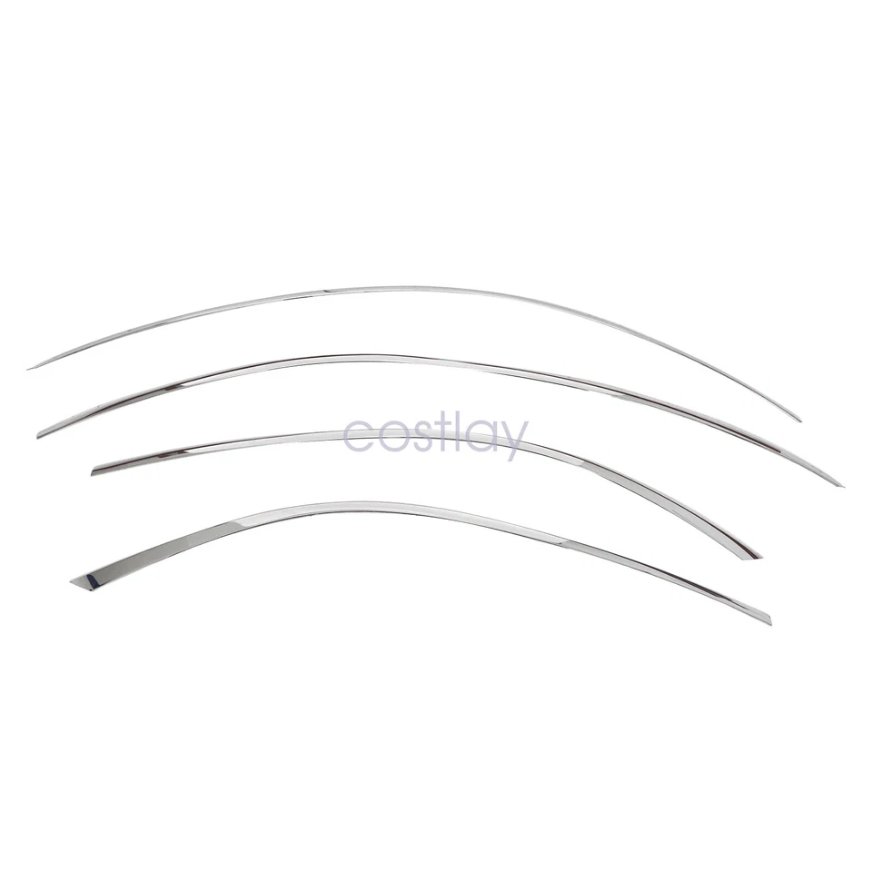 Tiras decorativas molduras de ventana superior de acero para Chevrolet Malibu 13-15 nuevas Foto 4 de 4