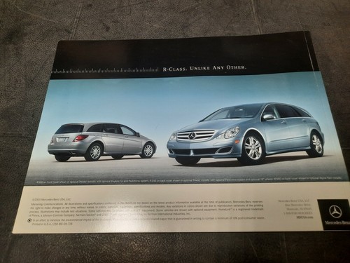 2006 Mercedes Benz R-Class R350 R500 38 page Original Car Sales Brochure Catalog - 第 3/10 張圖片