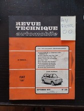 Revue technique Fiat 600