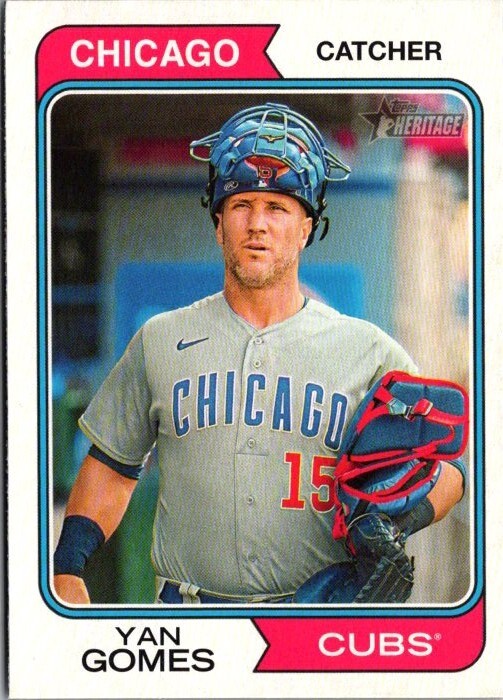 2023 Topps Heritage High Number - #605 Yan Gomes
