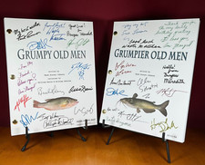 Grumpy Old Men & Grumpier Old Men guiones firmados - reimpresiones de autógrafos