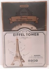 Robotime Classical 3D Wooden Puzzle Eiffel Tower New