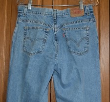 VTG Women's LEVI'S 550 Denim Jeans CLASSIC RELAXED 12 PET M