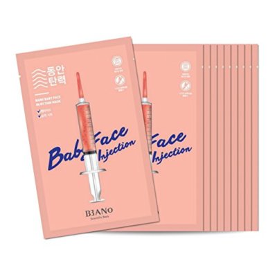 Banobagi Bano Baby Gesicht Injektion Maske Blatt für Hautelastizität 10 Stück