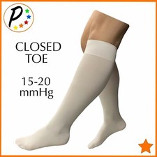 Presadee Closed Toe 15-20 mmHg Moderate Compression Leg Full Length Socks