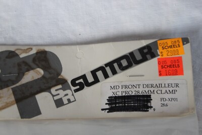 NOS Suntour XC Pro MD Front Derailleur 28.6 mm Clamp VTG MTB Japan