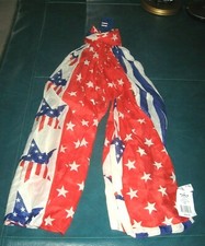 New USA Flag Scarf - Red, White  Blue Stars  Stripes Women's Scarf