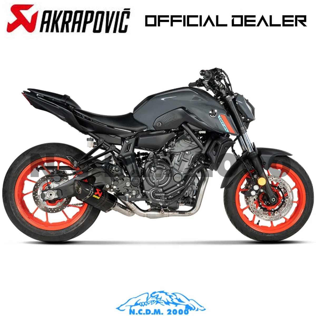 Akrapovic S Y7R2 AFC Racing Line Exhaust System Yamaha MT 07 ABS