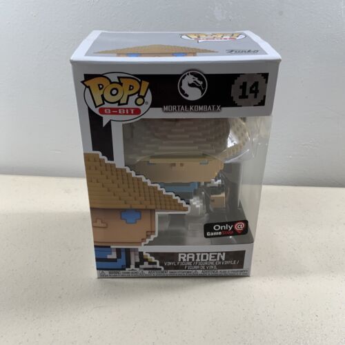 Raiden 8-Bit Funko Pop! Mortal Kombat X #14 Gamestop EXCLUSIVE Vinyl Figure - Picture 2 of 7