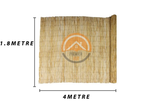 Natural Reed Fence Screening Roll Garden Privacy 4m Length 5 Sizes Fencing Panel - Picture 11 of 14