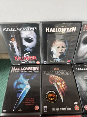 Halloween Michael Myers Dvd Collection X 8 Horror | eBay