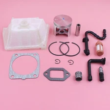 47mm Piston Kit For Stihl MS361 w Air Fuel Filter Oil Line Hose Gasket Bearing