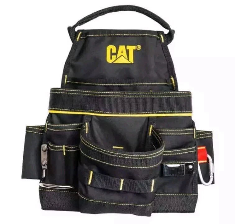Bolsa De Herramientas Caterpillar 28L Base De PVC Tejido De Poliéster 600D 10 Bolsillos Exteriores 10 Bolsillos Interiores Ligera | Leroy Merlin