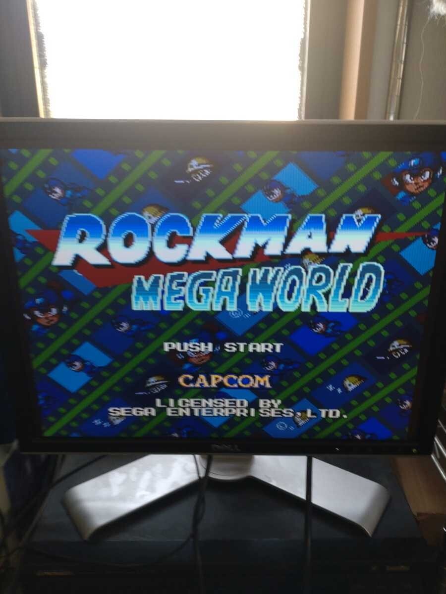 Complete Rockman Mega World Mega Drive Japanese Mega Man