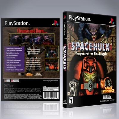 PS1 Case NO GAME Space Hulk Vengeance of the Blood Angels