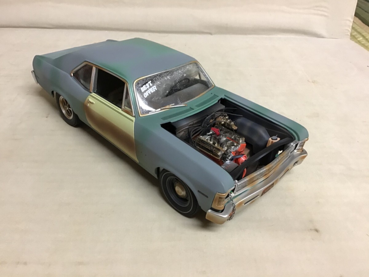 PORK CHOPS NIGHT BEFORE 1968 NOVA TRAILER & SPARE PARTS RARE 1-18