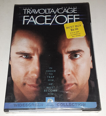 Face/Off (DVD, 1997) John Travolta, Niciolas Cage - new in original plastic wrap
