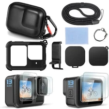 Mini Carrying Case Silicone Sleeve Rubber Protective Cover for Go Pro Hero 13