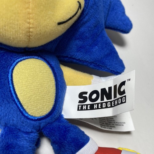 Sonic the Hedgehog 9" Plush Doll Jakks 2023 Sega VGUC - Picture 3 of 5