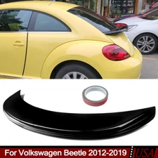 Gloss Black Factory Style Rear Trunk Spoiler Wing Lip Fits VW Beetle 2012-2019