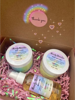 Candy Rainbow Body Care Bundle Bundle Non Toxic Vegan & Cruelty Free