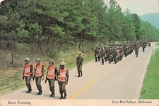 Anniston Fort McClellan Alabama Military Army Base 6x4 Postcard H25