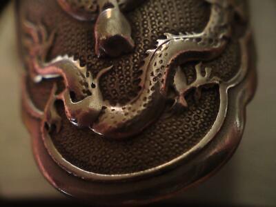 Buy Chinese Tibetan Buddhist Adjustable Silver Ring - Repousse Chasing Dragon Design