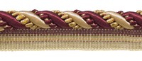 "Taupe Wein 7/16\" Dekorative Lip Cord Royal Harvest [27 Yards]"