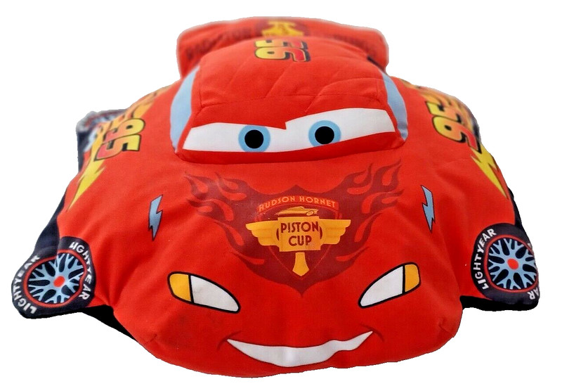 Large 20" x 20" Disney Cars Radiator Springs #95 Lightning McQueen Pillow