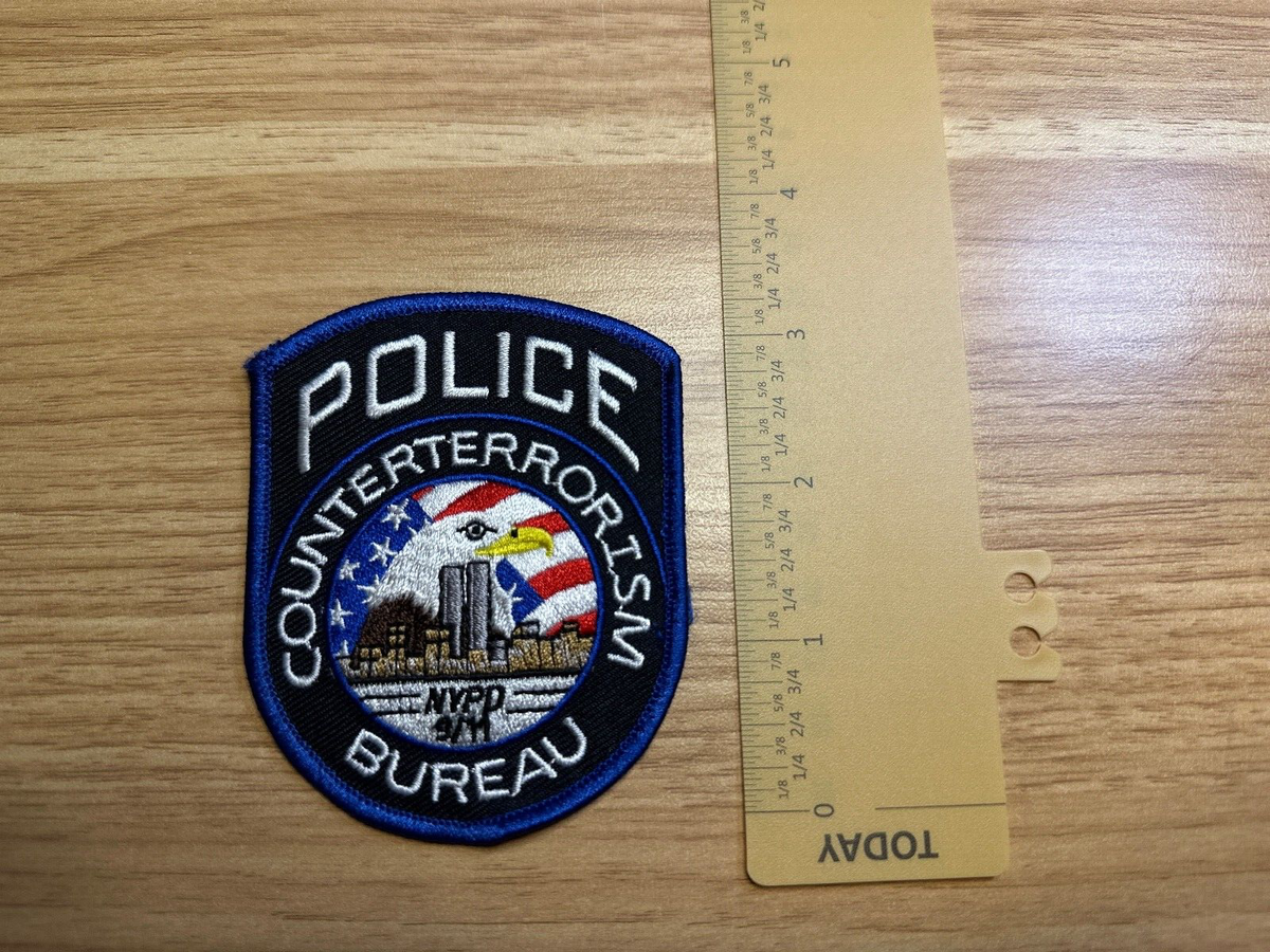 NYPD COUTER TERRORISM　パネルパッチ NYPD NEW YORK TRANSIT BUREAU ANTI TERRORISM UNIT CLOTH PATCH