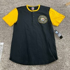 Pittsburgh Steelers Shirt Adult Small Black Yellow NFL Football Mens NWT