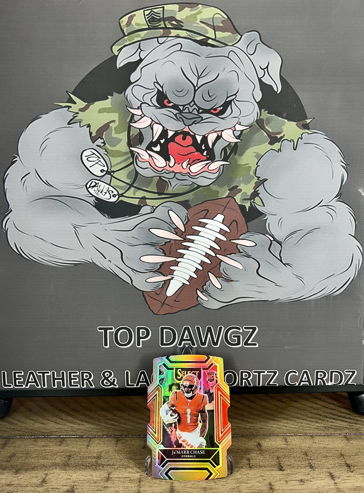 2021 SELECT JA’MARR CHASE COPPER DIE CUT CLUB LVL PRIZM RC 127/199 BENGALS WR