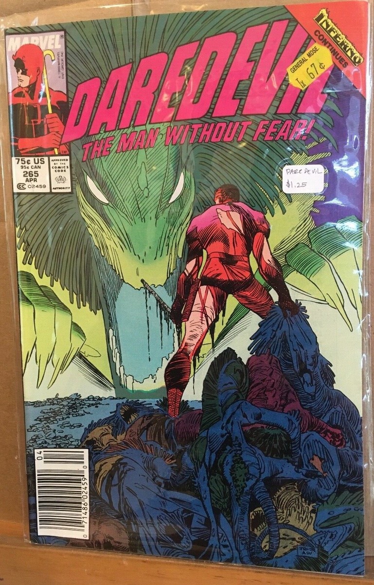 Daredevil #265, VF/NM, Inferno Continues, Marvel Comics | eBay