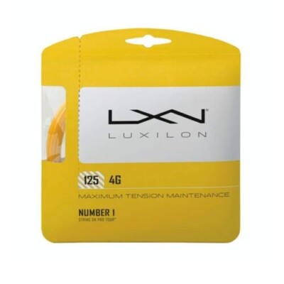Luxilon Set Seil 4G - 1,25mm (12,2 M), Tennis - Farbe Gold