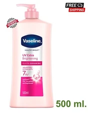 Vaseline Body Lotion Healthy Bright UV Extra Brightening Gluta Ceramide 500 ml
