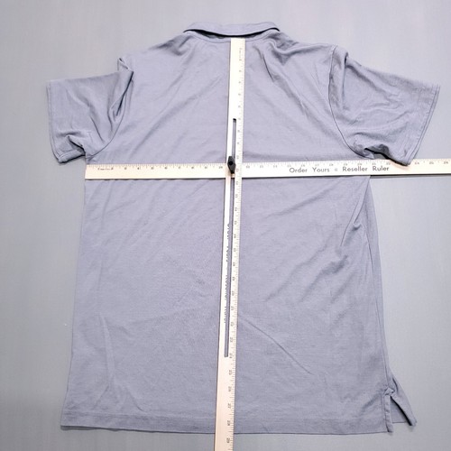 Travis Matthew Polo Shirt Mens Large Gray Solid Performance Golf Tennis Stretch - Picture 7 of 10