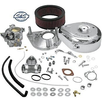 S&S CYCLE 11-0408 Super E Carburetor Kit for 86-90 Sportster (Includes Manifold) - Picture 1 of 1