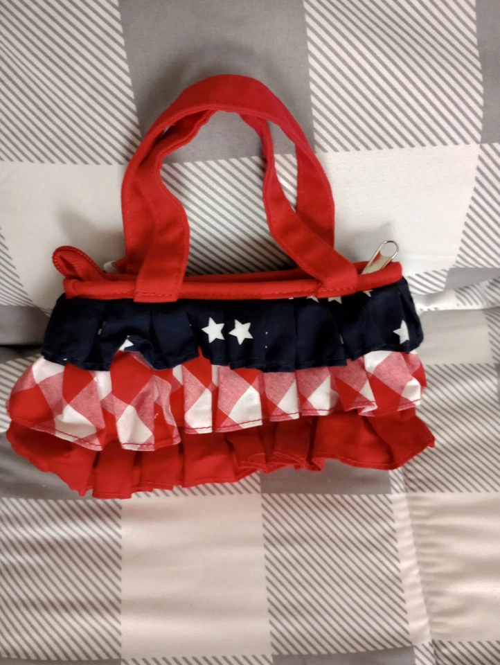 Gymboree Patriotic Gingham Purse - Image 2 of 4