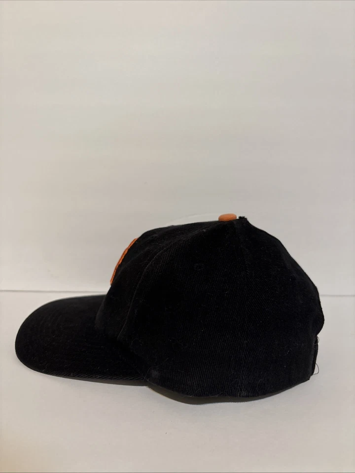 Sombrero ajustable bordado vintage MLB San Francisco Giants negro y naranja Foto 3 de 4