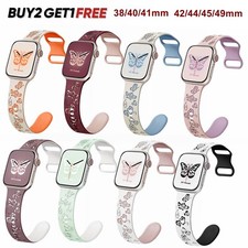 Silicone Band for Apple Watch Ultra Series 10 9 8 7 SE 6 iWatch 42/44/45/46/49mm