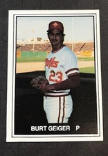 1982 TCMA Minor League Albuquerque Dukes #3 BURT GEIGER
