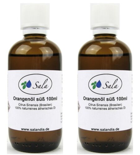 Sala Orangenöl Brasilien ätherisches Orange Öl süß 2 x 100 ml (200 ml) - Afbeelding 1 van 5