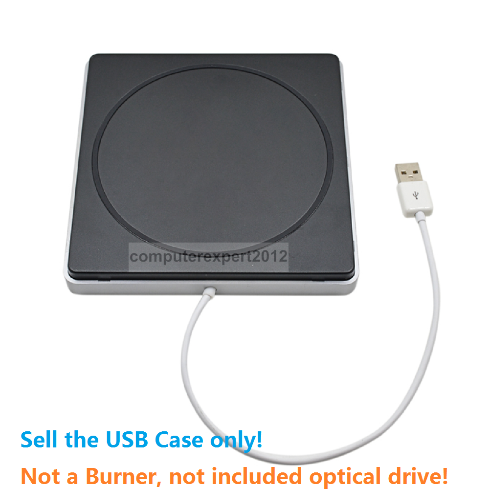 USB External Case for Mac Book Air iMac MBP Slot in IDE Superdrive