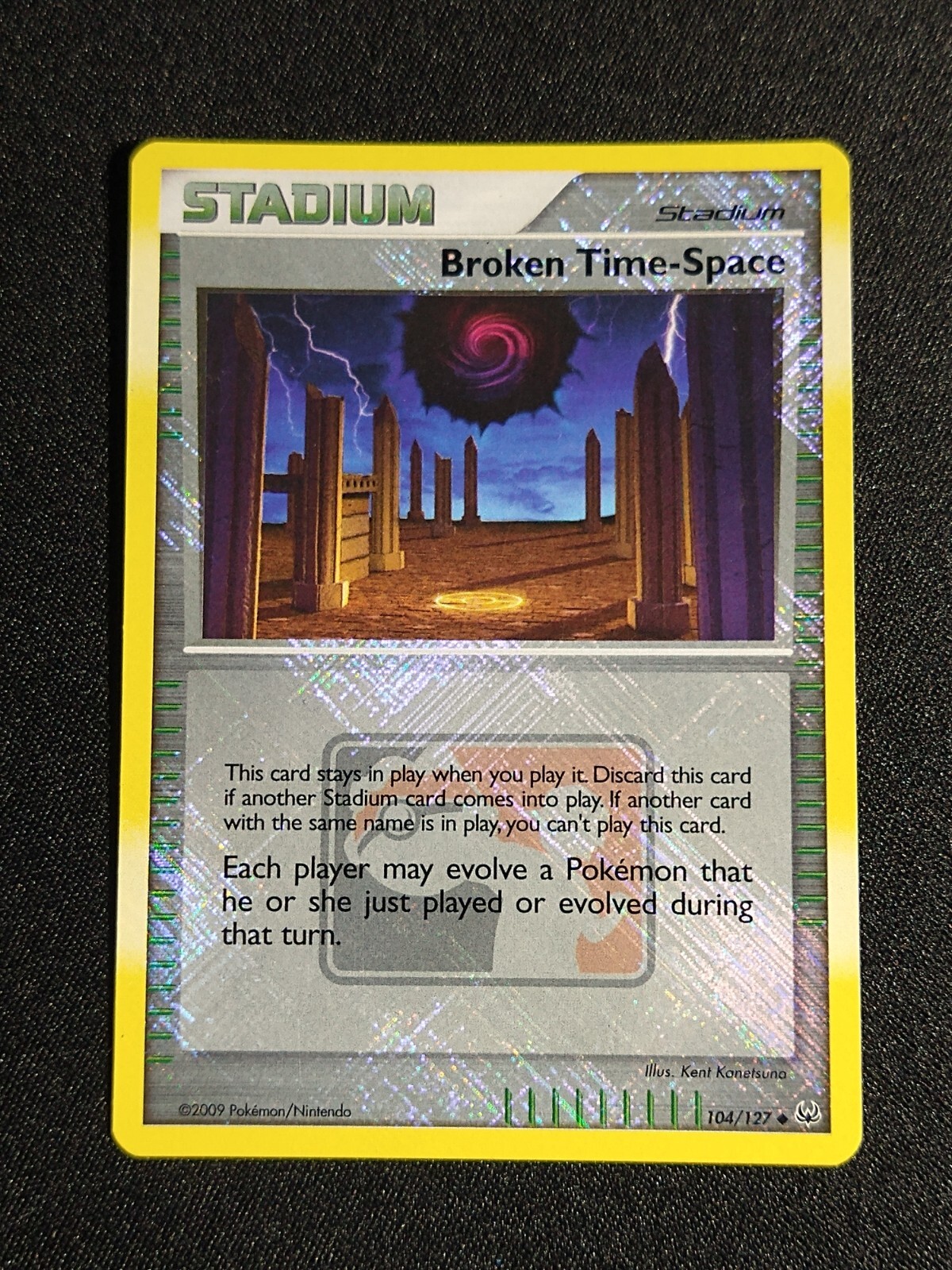 Pokémon Broken Time-Space 104/127 Cross Hatch Holo League Promo LP
