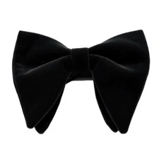 Mens Oversized Bow Tie Velvet Bow tie Men Big Bow Tie Wedding Groom Party Wear++