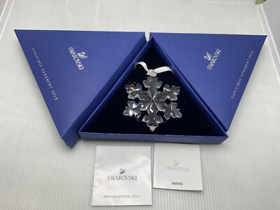 美品 未使用 SWAROVSKI クリスマス オーナメント 2016 クリスタル SWAROVSKI（スワロフスキー） 『クリスマス25周年記念オーナメント