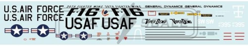 Fab Scale Studio 1/72 F-16V Block 50 91-0395 412th Test Wing Edwards Air Force B