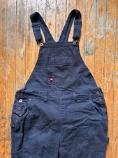 Dickies Stretch Double Front Bib Overalls Bla...