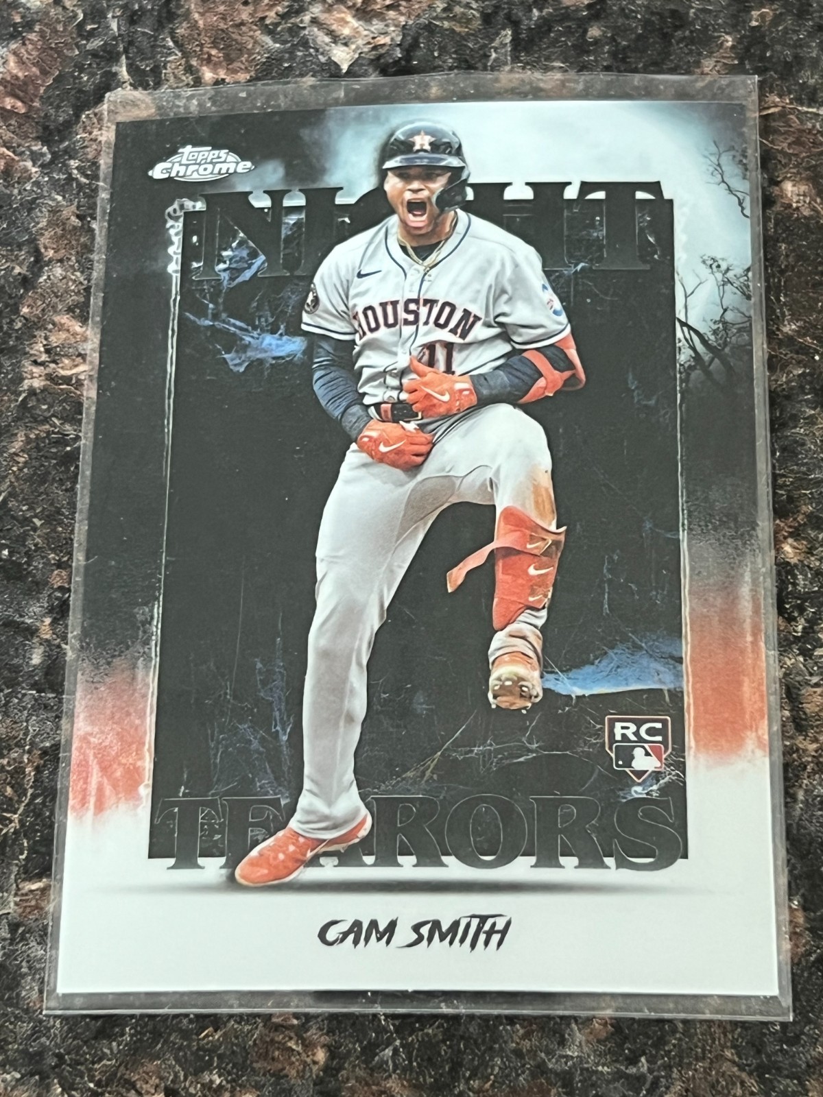 2025 Topps Chrome Update Cam Smith Night Terrors Rookie RC #NT-19 Houston Astros